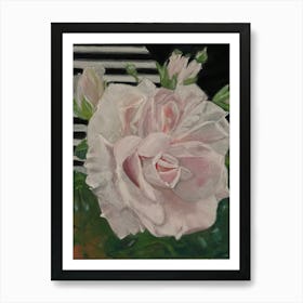 Queen of flowers, acrylic Art Print