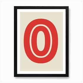 Letter O Art Print