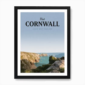 Visit Cornwall South West England Art Print