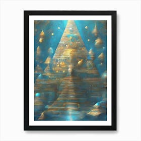 Pyramid Of The Gods Art Print