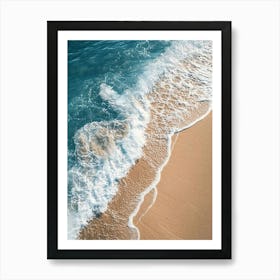 Ocean Waves On The Beach 2 Art Print