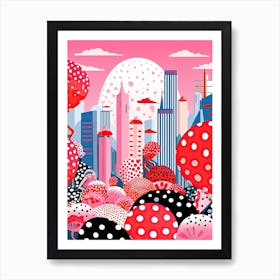 Istanbul, Illustration In The Style Of Pop Art 4 Art Print