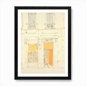 Palermo The Book Nook Pastel Colours 2 Art Print