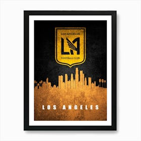 Lafc Logo x Skyline Art Print