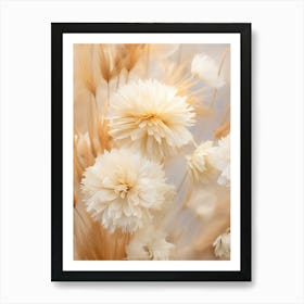 Boho Dried Flowers Marigold 6 Art Print