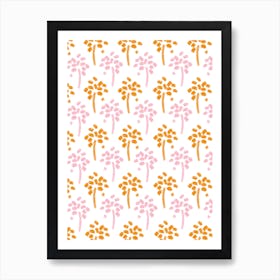 Palm Springs Pattern Art Print