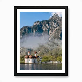 Church Of St Bartholomä At Königssee In Bavaria Art Print