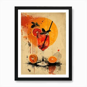 Cocktail In A Glass 1 Art Print