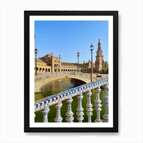 Plaza de España en Sevilla, Spain Art Print