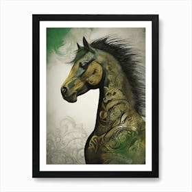 Celtic Horse Art Print