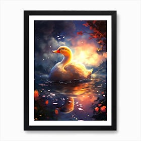 Duck Art Art Print