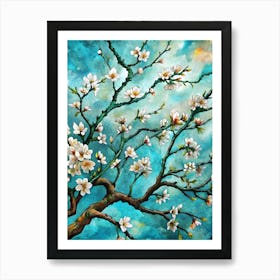 Blossoming Cherry Tree 3 Art Print