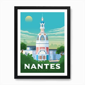 Nantes Tour Lu Art Print