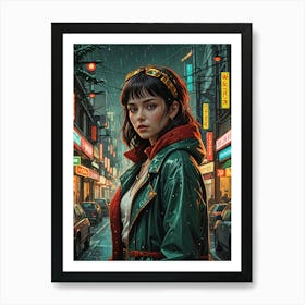 Street Girl Art Print