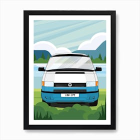 Vw Camper Van Art Print