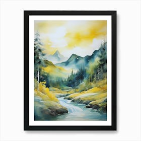 Mountain Stream Art Print