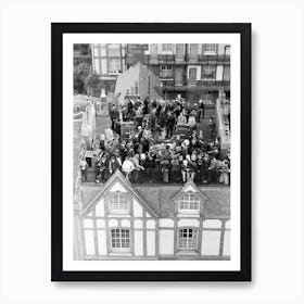 Punk Rockers On The Roof Of Beaufort Market, 1978 Art Print