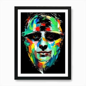 Face Of A Warrior Art Print