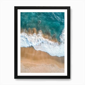 Aerial View Of A Beach 150 Art Print