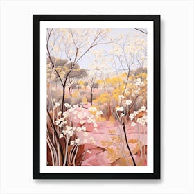 Gypsophila Babys Breath 6 Flower Painting Art Print