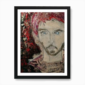 Layne Staley rooster  Art Print