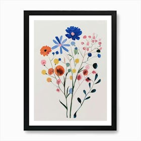 Painted Florals Gypsophila 6 Art Print