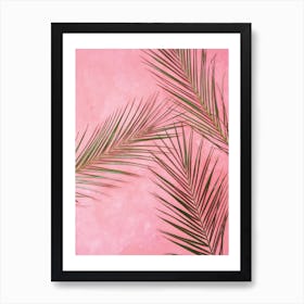 Pink Plants Art Print