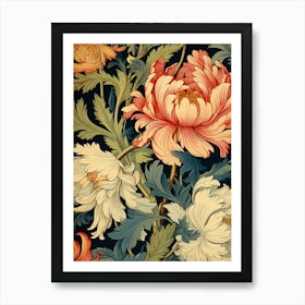 Wallpaper Floral Pattern 4 Art Print