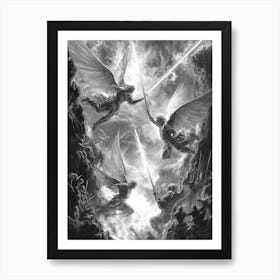 Angels Of The Night Art Print