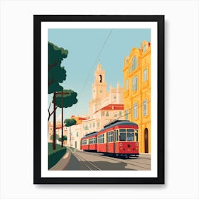 Portugal 2 Travel Illustration Art Print