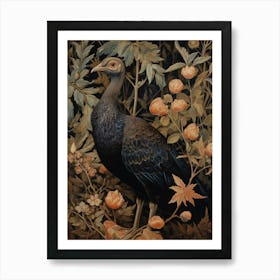 Dark And Moody Botanical Turkey 4 Art Print