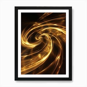 Abstract Golden Spiral Background Photo Art Print