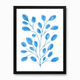 Gentle Blue Tiwg Art Print