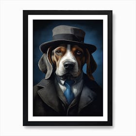 Gangster Dog Beagle 2 Art Print