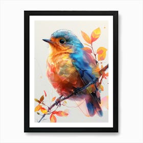 Colorful Bird 10 Art Print