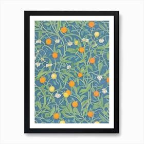 Kumquat 1 Vintage Botanical Fruit Art Print