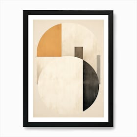 Beige Bauhaus Trofaiach Triumph Art Print