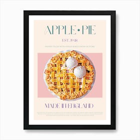 Apple Pie Mid Century Poster