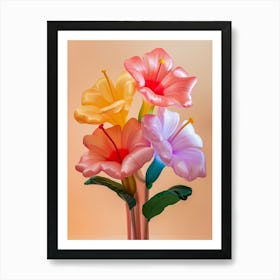 Dreamy Inflatable Flowers Hibiscus 1 Art Print