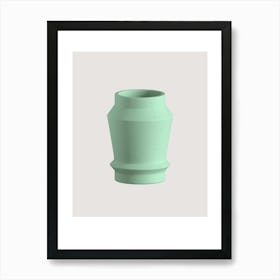 Green Vase Art Print