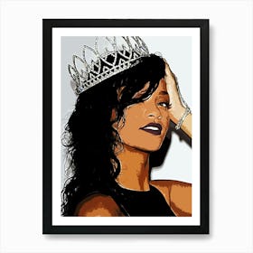 Rihanna Art Print