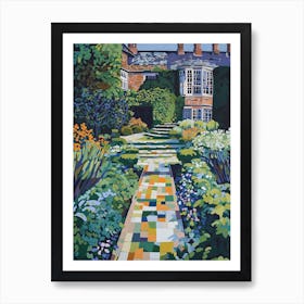 Sissinghurst Castle Gardens, United Kingdom, Painting 4 Art Print
