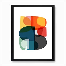 Bold Abstract Modern Art A Art Print