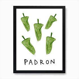 Padron Pepper Wall Art Print Art Print