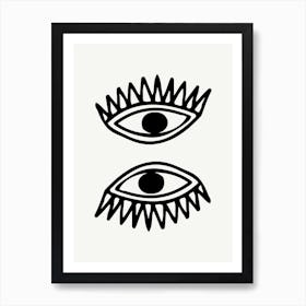 All Seeing Eye Illustration Art Print
