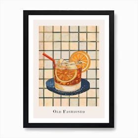 Old Fashioned Tile Poster Art Print