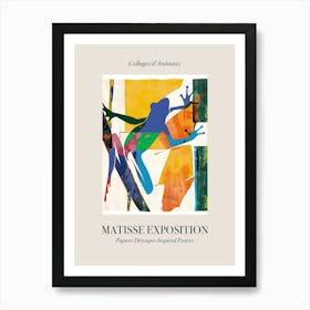 Frog 2 Matisse Inspired Exposition Animals Poster Poster