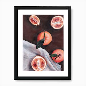 Orange Slices Art Print