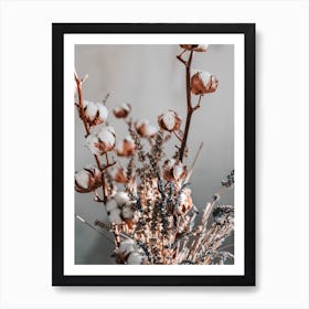 Decorative Winter Bouquet Details Art Print