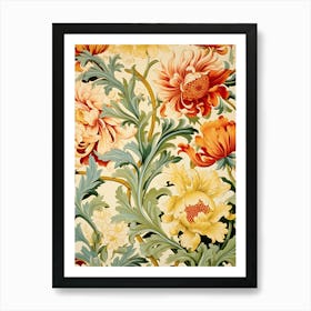 Floral Wallpaper 46 Art Print